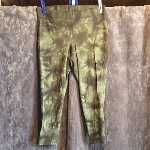 Torrid Kids Green Tie-Dye Leggings